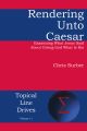 Rendering unto Caesar