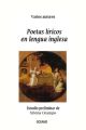 Poetas liricos en lengua inglesa