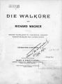 Die Walkure von Richard Wagner