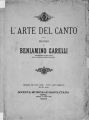 L'arte del Canto