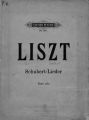 12 Lieder v. Fr. Schubert fur das Pianoforte ubertragen v. Fr. Liszt 12 Lieder v. Fr. Schubert fur das Pianoforte ubertragen v. Fr. Liszt