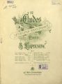 12 etudes d'execution transcendante pour le piano par S. Liapounow