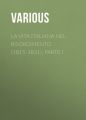 La vita Italiana nel Risorgimento (1815-1831), parte I