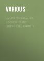 La vita Italiana nel Risorgimento (1815-1831), parte III