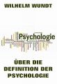 Uber die Definition der Psychologie