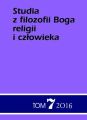 Studia z filozofii Boga, religii i czlowieka tom 7