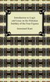 Kant's Introduction to Logic and Essay on the Mistaken Subtlety of the Four Figures