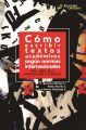 Como escribir textos academicos segun normas internacionales