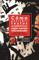 Como escribir textos academicos segun normas internacionales 