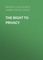 The Right to Privacy