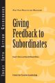 Giving Feedback to Subordinates