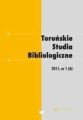 Torunskie Studia Bibliologiczne 1 (6)/2011