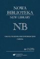 "Nowa Biblioteka. Uslugi, technologie informacyjne i media" 2017, nr 2 (25): Ksiazka dla mlodego odbiorcy: autorzy, ilustratorzy, wydawcy
