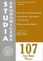 Finanse w niestabilnym otoczeniu - dylematy i wyzwania. Finanse przedsiebiorstw. SE 107