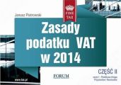 Zasady podatku VAT w 2014 czesc II