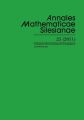 Annales Mathematicae Silesianae. T. 25 (2011)