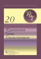 Rusycystyczne Studia Literaturoznawcze. T. 20: Z przemian gatunkowych w literaturze rosyjskiej XX i XXI wieku