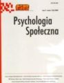 Psychologia Spoleczna nr 1(6)/2008