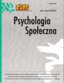 Psychologia Spoleczna nr 4(27)/2013