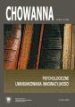 "Chowanna" 2010, R. 53 (66), T. 2 (35): Psychologiczne uwarunkowania innowacyjnosci