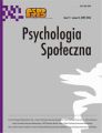 Psychologia Spoleczna nr 4(39)/2016