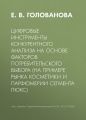 Цифровые инструменты конкурентного анализа на основе факторов потребительского выбора (на примере рынка косметики и парфюмерии сегмента люкс)