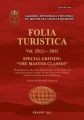 Folia Turistica Nr 25(1)-2011 - Special Edition:The Master Classes