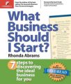 What Business Should I Start?