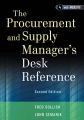 The Procurement and Supply Manager's Desk Reference