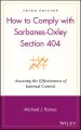 How to Comply with Sarbanes-Oxley Section 404