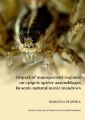 Impact of management regimes on epigeic spider assemblages in semi-natural mesic meadowns