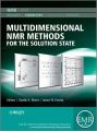 Multidimensional NMR Methods for the Solution State Multidimensional NMR Methods for the Solution State