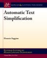 Automatic Text Simplification