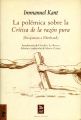 La polemica sobre la Critica de la razon pura