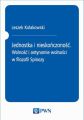 Jednostka i nieskonczonosc. Wolnosc i antynomie wolnosci w filozofii Spinozy