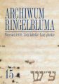 Archiwum Ringelbluma. Konspiracyjne Archiwum Getta Warszawy. Tom 15, Wrzesien 1939. Listy kaliskie