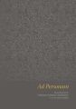 Ad Personam. Prace ofiarowane Profesorowi Adamowi Massalskiemu w 75. rocznice urodzin