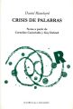 Crisis de palabras