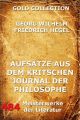 Aufsatze aus dem kritischen Journal der Philosophie