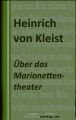 Uber das Marionettentheater