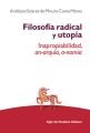 Filosofia radical y utopia