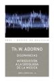 Disonancias / Introduccion a la sociologia de la musica