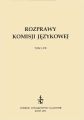 Rozprawy Komisji Jezykowej LTN t. LVII