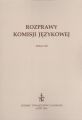 Rozprawy Komisji Jezykowej t. 62