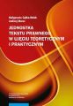 Jednostka tekstu prawnego w ujeciu teoretycznym i praktycznym