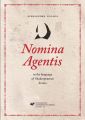Nomina Agentis in the language of Shakespearean drama