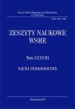 Zeszyty Naukowe WSHE, t. XXXVIII, Nauki Pedagogiczne Zeszyty Naukowe WSHE, t. XXXVIII, Nauki Pedagogiczne