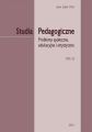Studia Pedagogiczne. Problemy spoleczne, edukacyjne i artystyczne, t.25 Studia Pedagogiczne. Problemy spoleczne, edukacyjne i artystyczne, t.25
