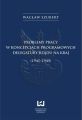 Problemy pracy w koncepcjach programowych Delegatury Rzadu na Kraj (1941-1945)