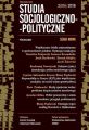 Studia Socjologiczno-Polityczne 2 (09) /2018